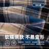 嘟嘟家男童純棉格子襯衫秋裝寶寶長(cháng)袖上衣洋氣兒童polo衫童裝 藍色 130 曬單實(shí)拍圖