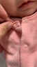 巴拉巴拉嬰兒衣服連體衣寶寶外出抱衣毛織爬服秋裝時髦萌趣 柔和粉00466 90cm 曬單實拍圖