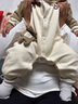 G.DUCKKIDS小黃鴨嬰兒衣服春秋款長(cháng)袖新生兒連體衣男寶寶衣服超萌外穿哈衣 咖色 80cm 80尺碼建議6-9個(gè)月14-20斤 曬單實(shí)拍圖