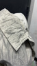 NASADKGM外套男美式復古工裝襯衫夾克男寬松休閑百搭情侶上衣服大碼男裝 米灰 2XL 曬單實(shí)拍圖