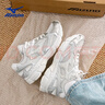 美津濃（MIZUNO）SPEED 2K女鞋跑鞋25春秋新款復古厚底老爹鞋網(wǎng)面透氣休閑跑步鞋 D1GH2229-20 36.5 (230mm) 曬單實(shí)拍圖