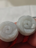 西璽 天然翡翠A貨玉戒指玫瑰花玉石指環(huán)手工編織女翠玉戒子花朵戒面 紅繩下單請(qǐng)備注指圍 曬單實(shí)拍圖