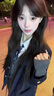 西兒jk制服黑色西裝外套女大學(xué)生學(xué)院風(fēng)三?？蹖捤身n版小西裝送徽章 JK制服西裝外套黑色 【送徽章】 L 95-109斤 曬單實(shí)拍圖