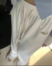 浪莎闊腿褲女春秋季小個(gè)子高腰垂感休閑褲寬松顯瘦運動(dòng)衛褲加絨香蕉褲 米白-常規 L 建議111-120斤 曬單實(shí)拍圖