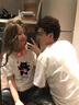 love legend情侶裝夏季短袖t恤套裝寬松一男一女半袖潮流學(xué)生百搭上衣服定制 白灰色+白灰色 M 男+S女 曬單實拍圖