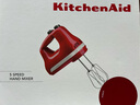 KitchenAid （凱膳怡）原裝進(jìn)口 打蛋器電動(dòng)家用奶油打發(fā)器多功能攪拌機打蛋機烘焙手持 5110 5KHM5110CER-帝王紅 曬單實(shí)拍圖