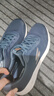 斯凱奇（Skechers）男鞋運(yùn)動跑步緩震輕便鞋厚底鞋216281 海軍藍(lán)色/橘色/NVOR 42 曬單實(shí)拍圖
