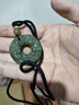 趙氏恒璽 和田玉平安扣吊墜雙面貔貅青玉項鏈掛墜掛件紀念日七夕禮物 和田玉雙面貔貅平安扣 曬單實(shí)拍圖