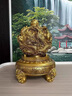 TICIFY九轉(zhuǎn)乾坤鼎擺件聚寶盆仿銅客廳辦公室裝飾品公司喬遷開業(yè)禮物 中號(鎏金銅色) 曬單實(shí)拍圖