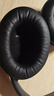 比博歐適用博士BOSE QuietComfort 45耳機套QC45頭戴式耳機海綿套耳套SE耳罩qc45二代耳套頭梁墊耳機配件 經(jīng)典黑耳套【一對裝，蛋白皮款】 曬單實(shí)拍圖