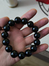 【普陀山直發(fā)】黑曜石手串轉運珠手鏈生肖護身男女素珠佛珠烏金 【護身平安】烏金黑曜石 12mm【祝福-已開(kāi)】普陀山直發(fā) 曬單實(shí)拍圖