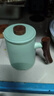 午間 簡(jiǎn)約便攜式旅行茶具套裝隨身戶(hù)外泡茶杯裝備陶瓷快客杯一壺四杯 蒼木快客杯【薄荷綠】 曬單實(shí)拍圖