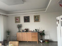 源氏木語實(shí)木巖板餐邊柜現(xiàn)代靠墻儲(chǔ)物柜餐廳橡木茶水柜大容量柜子 餐邊柜1800*400*850mm 曬單實(shí)拍圖