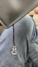 知尋999純銀平安扣手機(jī)鏈掛件男女創(chuàng)意禮品高級(jí)感包包汽車鑰匙扣掛飾 999純銀 曬單實(shí)拍圖