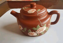 暢陶宜興紫砂壺原礦朱泥傳統純全手工德鐘泡茶壺茶具套裝泥繪版 200cc 泥繪德鐘單壺 200ml 曬單實(shí)拍圖