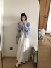 綴櫻春季連衣裙女裝穿搭一整套2025新款初戀清純奶甜套裝白色氣質(zhì)裙子 紫色針織開(kāi)衫+無(wú)袖連衣裙 套裝 XL 【建議115-125斤穿】 曬單實(shí)拍圖