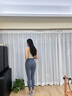 yottoy云朵瑜伽褲高腰提臀褲女裸感收腹外穿緊身健身褲25款 影霧藍(lán)  M 曬單實(shí)拍圖