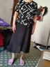 俞兆林母親節(jié)媽媽夏裝氣質(zhì)連衣裙中老年女裝假兩件套2025新款雪紡裙子 條紋色 3XL [建議120-135斤穿] 曬單實拍圖