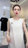 clotho Rennie品牌女裝法式連衣裙女2025夏季新款小個(gè)子氣質(zhì)優(yōu)雅遮肚子顯瘦裙子 白色 M 曬單實(shí)拍圖