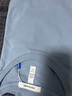 真維斯（Jeanswest）T恤男2026春季新款純棉簡(jiǎn)約純色男士打底衫長(cháng)袖T恤男藍色2XL 曬單實(shí)拍圖