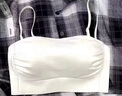 JERRIE MOCK無痕抹胸防走光內(nèi)衣女大胸顯小裹胸聚攏吊帶美背背心文胸一體 乳白色【單文胸】 75B AC/34ABC【薄約0.3cm】 曬單實(shí)拍圖