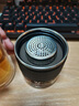 NEXT ROAD英國(guó)聯(lián)名茶水分離泡茶杯耐熱防燙玻璃杯透明泡茶杯男女水杯子便攜 [紳士黑]200ml【送杯套杯刷】 曬單實(shí)拍圖