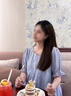 SHEA｜BumpLift 雪紡孕婦連衣裙夏裝純色大碼寬松顯瘦孕媽媽法式長(cháng)裙 藍色連衣裙 L 曬單實(shí)拍圖