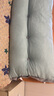 雅鹿床頭靠墊靠枕軟包三角沙發(fā)大靠背雙人臥室床上護腰枕榻榻米可拆洗 卡洛其-水漾藍 長(cháng)150x高60cm【套子+芯 可拆洗】 曬單實(shí)拍圖