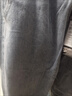 軒萊雅（XUANLAIYA）夏季薄款七分哈倫牛仔褲男寬松短褲男潮流休閑7分潮工裝牛仔馬褲 K377黑灰色 XL 曬單實(shí)拍圖