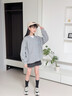 迪士尼女童外套春秋款2025新款中大童兒童百搭棒球服女孩開(kāi)衫夾克上衣服 2512棒球服外套-灰色 160 曬單實(shí)拍圖