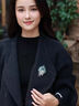 赫蓮娜(HR)官方正品胸針女士西服優(yōu)雅時尚胸花高檔配飾品生日禮物送女友 胸針·冰靈 曬單實拍圖