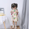 G.DUCKKIDS小黃鴨公主裙女童裙子夏季2025新款洋氣兒童連衣裙女孩無(wú)袖碎花裙 圖片色 100 建議2~3歲【 90-100cm】cm 曬單實(shí)拍圖