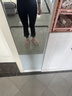 FSHE七分褲微喇褲女夏季寬松顯瘦小個(gè)子八分直筒運(yùn)動褲闊腿休閑褲女 黑色【七分褲】 M 80-100斤 曬單實(shí)拍圖