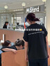 續(xù)印奶茶店純棉t恤定制印logo餐飲工作服夏季火鍋飯店服務員圓領工裝 DC-2401圓領T恤短袖 黑色 2XL 曬單實拍圖