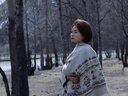 勤記羊毛披肩斗篷民族風(fēng)披風(fēng)女云南西藏青海湖旅游保暖辦公室披巾 米+藍(lán)色 開叉長須 曬單實拍圖