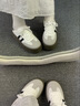 環(huán)球厚底德訓(xùn)鞋女2025夏季新款網(wǎng)面透氣百搭板鞋小眾增高休閑鞋子女 白色【夏季透網(wǎng)款】 38 曬單實(shí)拍圖