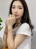 夢(mèng)黛麗MENGDAILI素圈玫瑰金色戒指女輕奢高級(jí)感新款小眾設(shè)計(jì)指環(huán) 金色-磨砂 美號(hào)7號(hào)（適合95-115斤） 曬單實(shí)拍圖
