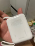 羽博充電寶自帶線超薄小巧便攜10000毫安大容量22.5W快充適用于小米華為蘋果11/12/13/14/16pro快充 月光白 曬單實拍圖