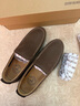 名郎（MELLEN）軟底一腳蹬樂福鞋舒適懶人鞋 MRA67152 棕色 40 曬單實拍圖