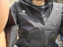 U.S. POLO ASSN.夾克男連帽透氣情侶沖鋒衣加厚羽絨棉外套男上衣 黑色 L  曬單實拍圖