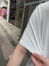 GENIOLAMODE冰絲短袖男夏季透氣排汗速干防曬t袖男士寬松休閑上衣服 白色 L 曬單實(shí)拍圖