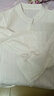 恒源祥奧特萊斯折扣店撤柜女裝白色棉布襯衫女夏季小清新七分袖上衣 白色 L 建議105-120斤 曬單實拍圖