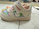 泰蘭尼斯學(xué)步鞋童鞋秋季寶寶面包鞋軟底嬰兒鞋女童機能鞋白/彩22碼 曬單實(shí)拍圖