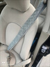 LZJV汽車(chē)安全帶護肩套加長(cháng)保險帶保護套四季通用車(chē)載防勒脖車(chē)內裝飾品 灰色【50cm長(cháng)】 一個(gè)裝 曬單實(shí)拍圖