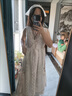 J-the法式甜美碎花吊帶連衣裙女夏季2025新款森系田園風(fēng)仙女度假風(fēng)長(zhǎng)裙 蕾絲罩衫+吊帶裙【兩件套】 M 建議90-100斤 曬單實(shí)拍圖