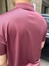 喬沃（JOW）【68%醋酸】高端輕奢商務(wù)休閑條紋POLO衫男夏季中年男士短袖T恤 曬單實(shí)拍圖