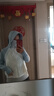 Simboo2025新款夏季upf50+防曬衣女披肩薄款防紫外線防曬服運動外套上衣 KY1777S霜云白/淺蘭灰-女 L 曬單實拍圖