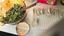 維桑速凍薺菜新鮮野菜 順豐冷鏈 冷凍切碎免洗蔬菜餛飩餃子春卷餡 400g/袋 2袋 曬單實(shí)拍圖