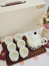 法·瑪莎 FAV MARTHA熊貓茶具新婚禮物送新娘新人結(jié)婚茶杯水壺暖房喬遷之喜茶水具實(shí)用 【高定禮盒】萌寶熊貓_一壺六杯+ 曬單實(shí)拍圖