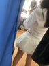 凡小如蛋糕裙白色半身裙女夏季新款純欲a字小個(gè)子芭蕾風(fēng)辣妹蓬蓬超短裙 白色 M 【建議90-100斤】-自帶安全褲 曬單實(shí)拍圖